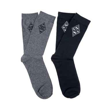 Borussia Mönchengladbach VfL BMG Dresssocken 2er-Set Gr. 43-46 im Sale